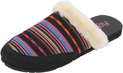 Flojos Adults' Kalica Serape Trim Slide Slippers