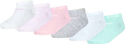 Nike Youth Metallic Swoosh Low Cut Socks 6 Pack