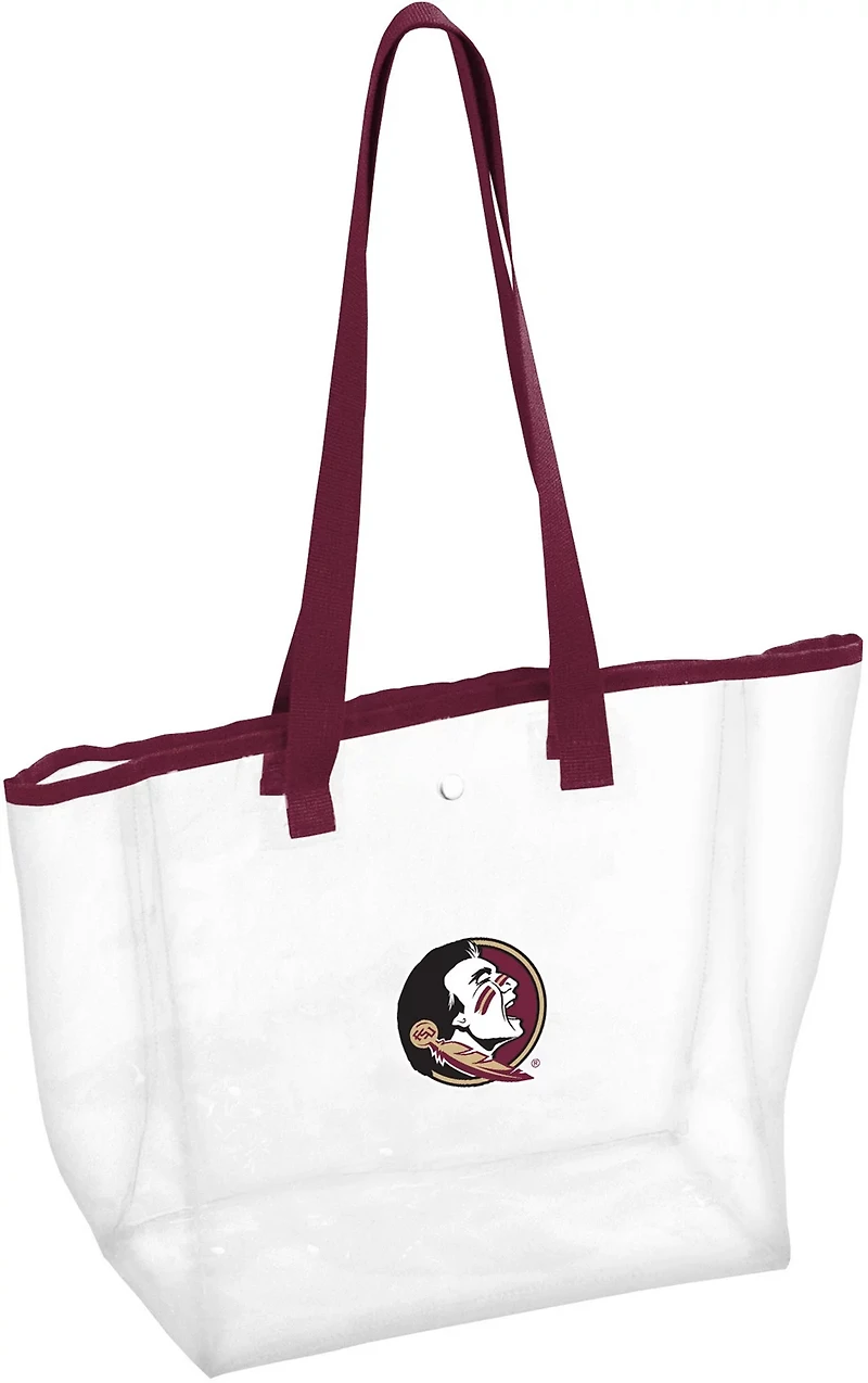 Logo Adults' Florida State University Stadium Clear Tote