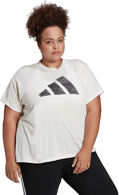 adidas Women's Winners 3.0 Plus Size Short Sleeve T-shirt