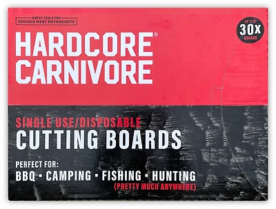 Hardcore Carnivore Cutting Boards 30-Pack