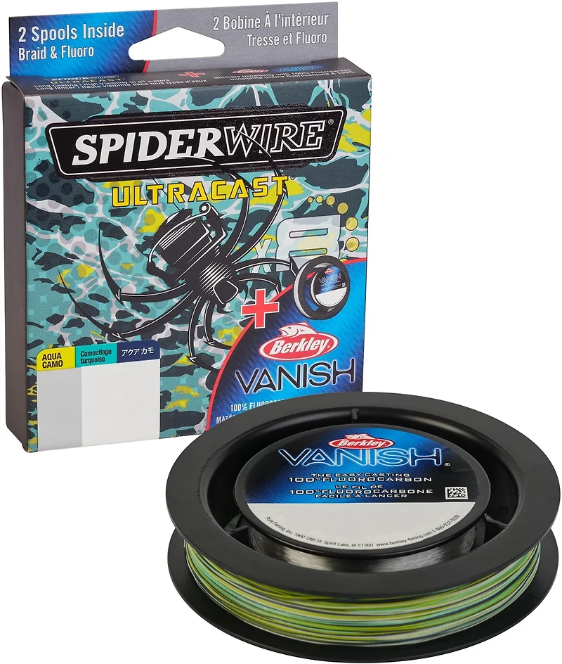 Spiderwire UltraCast Vanish Dual Spool 164 yd Fishing Line