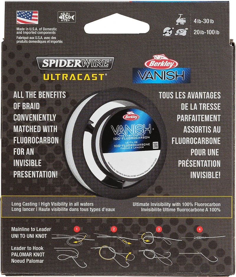 SpiderWire UltraCast Vanish Dual Spools