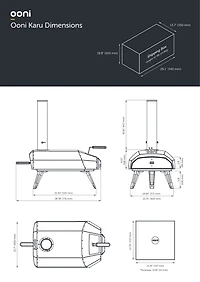 Ooni Karu Wood and Charcoal-Fired Portable Pizza Oven