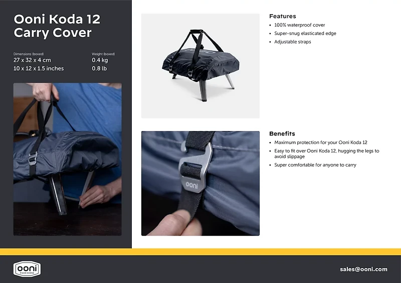 Ooni Koda 12 in Carry Cover