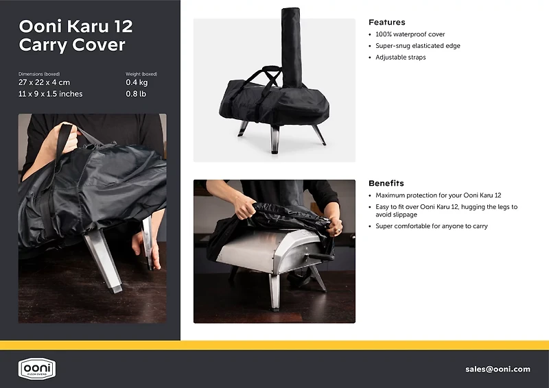 Ooni Karu 12 in Carry Cover