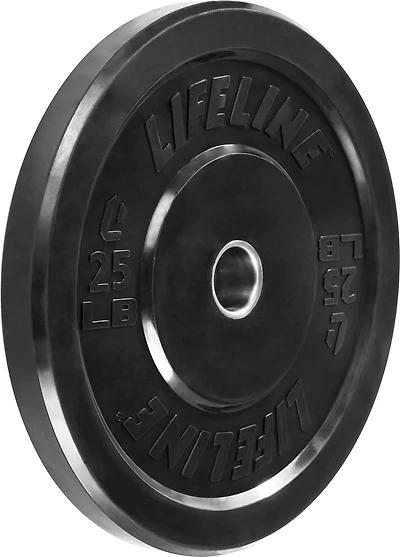 Lifeline Olympic Rubber Bumper Plate – Single