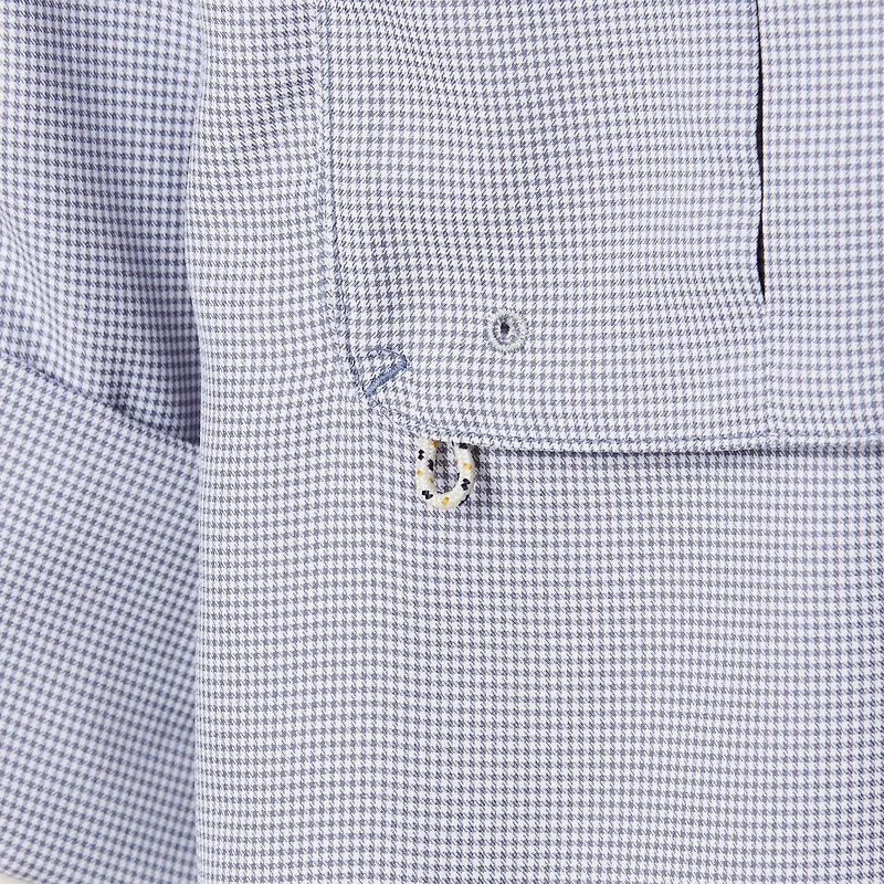 Magellan Outdoors Men's Aransas Pass Mini Check Long Sleeve Fishing Shirt