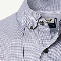 Magellan Outdoors Men's Aransas Pass Mini Check Long Sleeve Fishing Shirt