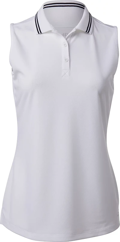 BCG Women's Tennis Sleeveless Polo Shirt