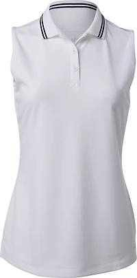 BCG Women's Tennis Sleeveless Polo Shirt