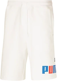 PUMA Men's Big Logo Fleece Shorts 10 in