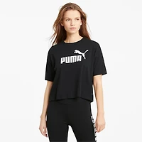 Puma Women's Essentials+ Cropped Logo T-shirt