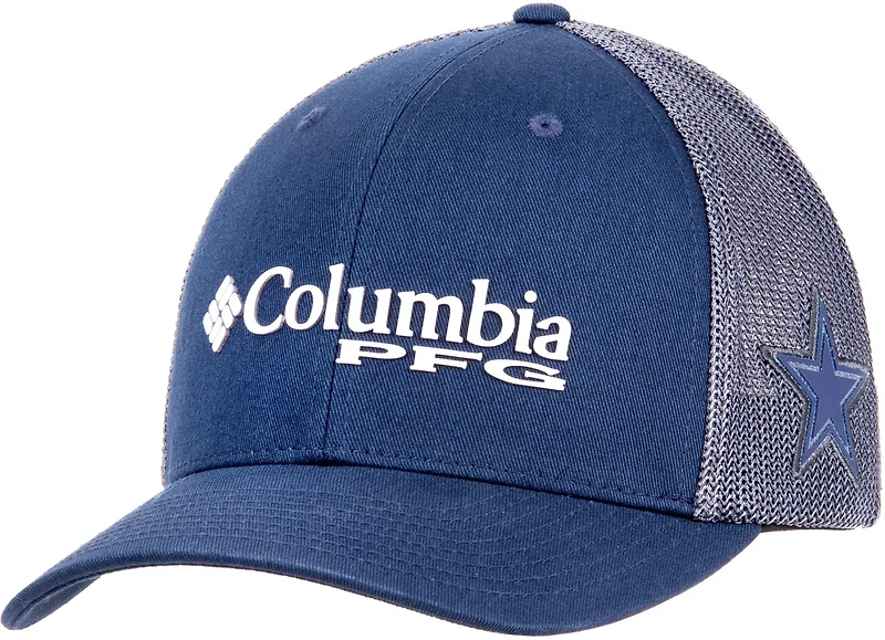 Columbia Sportswear Men's Dallas Cowboys PFG Mesh Snapback Ball Cap