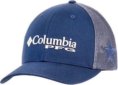 Columbia Sportswear Men's Dallas Cowboys PFG Mesh Snapback Ball Cap