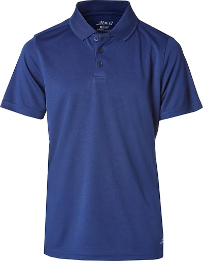 BCG Boys' Solid Short Sleeve Polo T-shirt