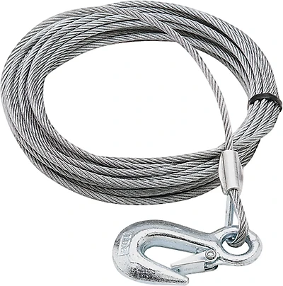 SeaSense 3/16 in x 50 ft Hook Winch Cable