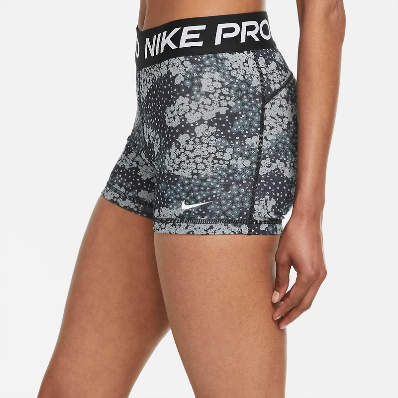 Nike Women's Pro Dri-FIT Printed Training Shorts 3 in