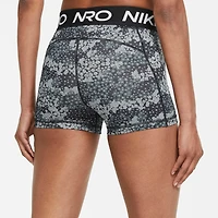 Nike Women's Pro Dri-FIT Printed Training Shorts 3 in