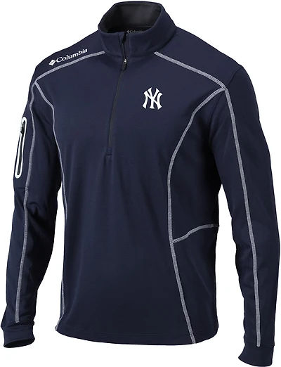 Columbia Sportswear Men's New York Yankees Shotgun 1/4 Zip Pullover