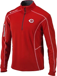 Columbia Sportswear Men's Cincinnati Reds Shotgun 1/4 Zip Pullover