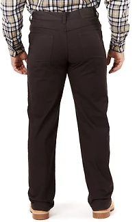 Smith's Workwear Men's Stretch Fleece-Lined Canvas 5-Pocket Pants