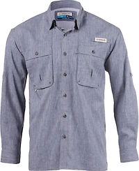 Magellan Outdoors Men's Aransas Pass Heather Long Sleeve Fishing Shirt