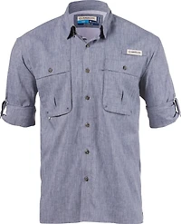 Magellan Outdoors Men's Aransas Pass Heather Long Sleeve Fishing Shirt