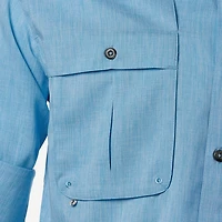 Magellan Outdoors Men's Aransas Pass Heather Long Sleeve Fishing Shirt