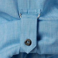 Magellan Outdoors Men's Aransas Pass Heather Long Sleeve Fishing Shirt