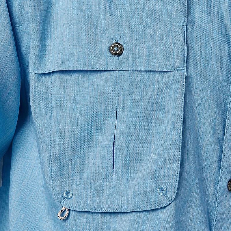 Magellan Outdoors Men's Aransas Pass Heather Short Sleeve Fishing Shirt