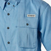 Magellan Outdoors Men's Aransas Pass Heather Short Sleeve Fishing Shirt