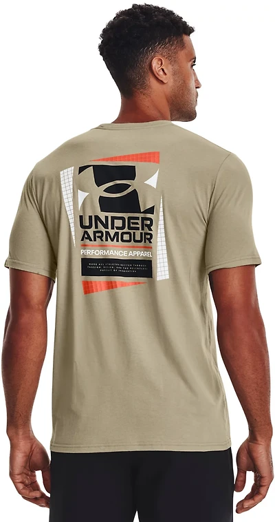 Under Armour Men's Multicolor Box Logo Short Sleeve T-shirt