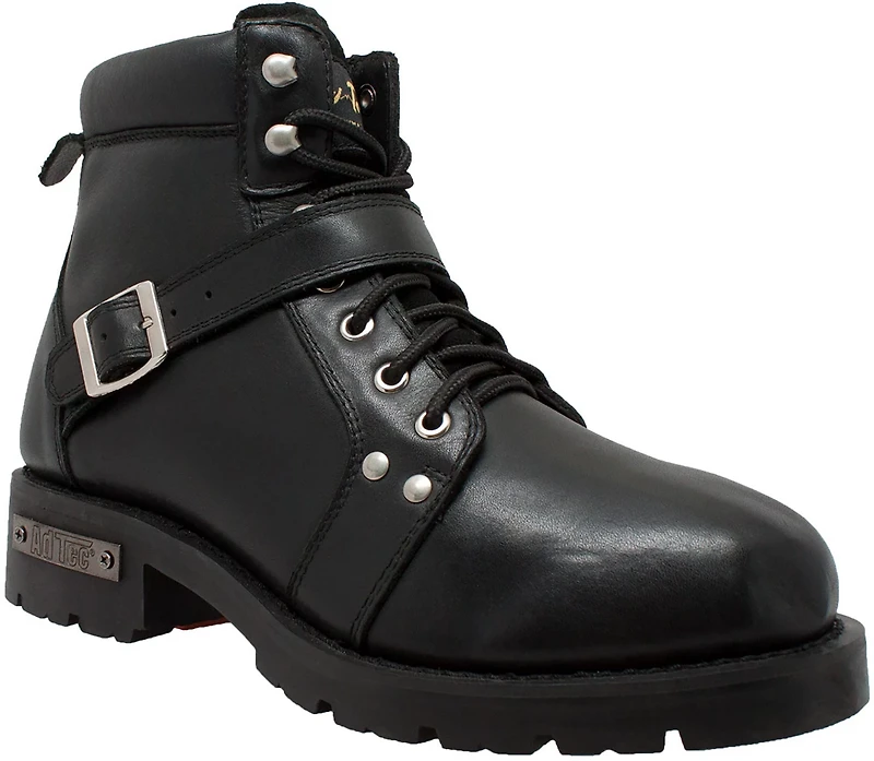 AdTec Men's 6 in Lace Up Zipper Boots