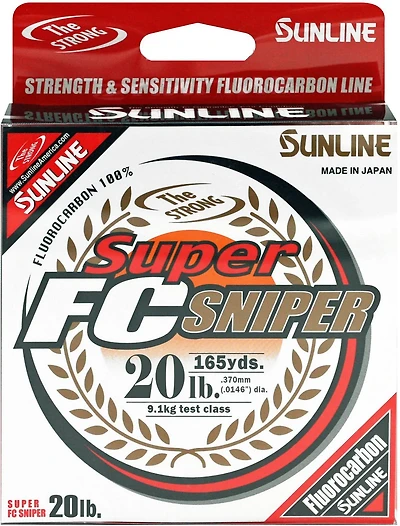 Sunline Super FC Sniper Natural Clear 25 lb - 660 yd Fishing Line