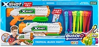 ZURU Fast Fill Block Party Neon Splash Bunch O Balloons 5-Pack