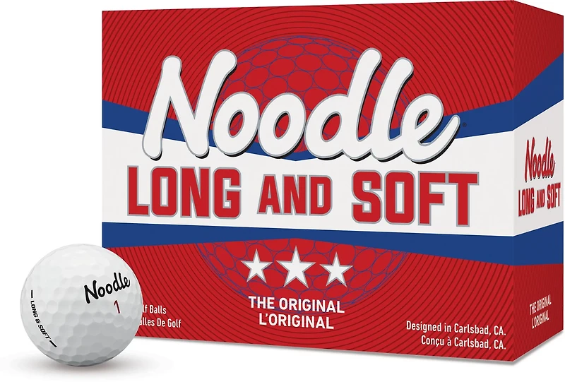 TaylorMade Golf Noodle Long and Soft Golf Balls 24-Pack