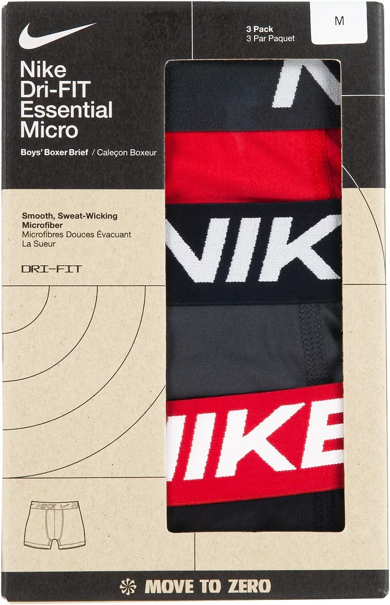 Nike Boys' Boxer Briefs 3-Pack