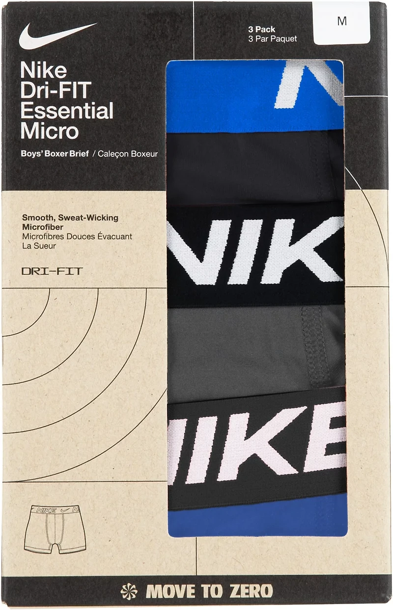 Nike Boys' Boxer Briefs 3-Pack