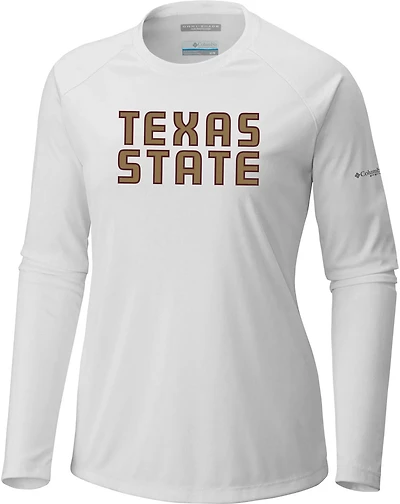 Columbia Sportswear Women's Texas State University Tidal Tee II Long Sleeve Shirt