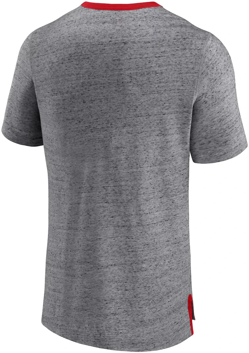 Fanatics Men's St. Louis Cardinals Iconic Speckled Ringer T-shirt