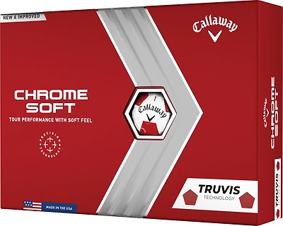 Callaway Chrome Soft Truvis 2022 Golf Balls 12-Pack