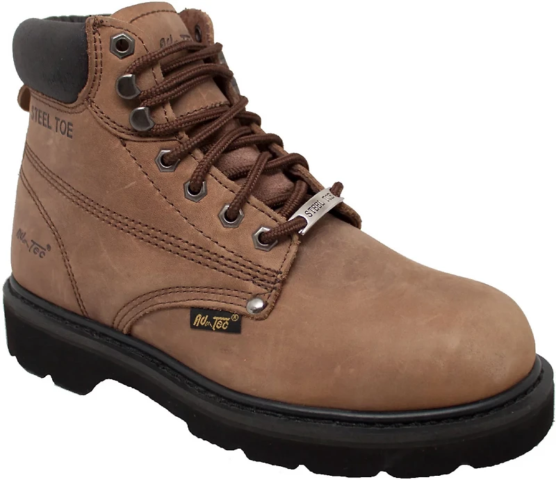 AdTec Men’s 6 in Nubuck Steel Toe Work Boots