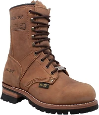 AdTec Women’s Steel Toe Logger Work Boots