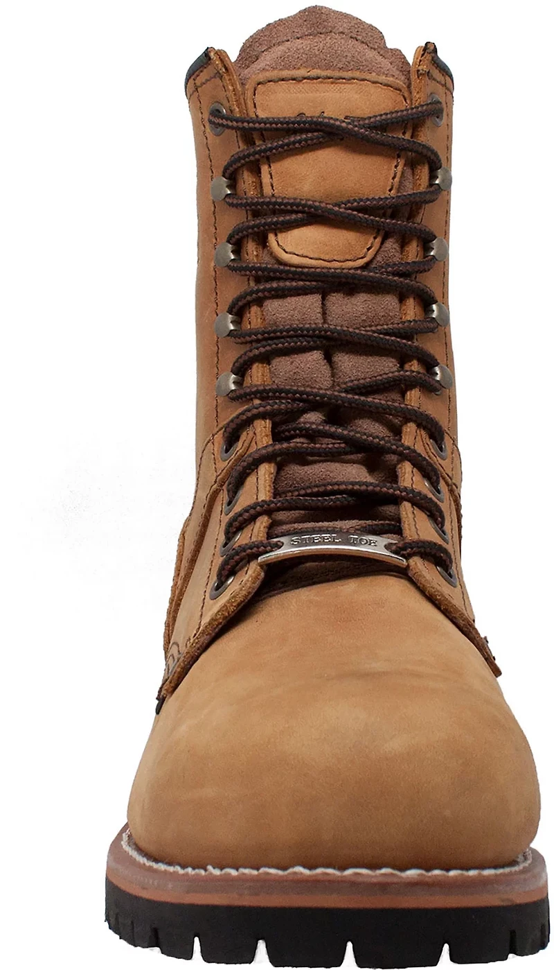 AdTec Men's Logger Steel Toe Work Boots