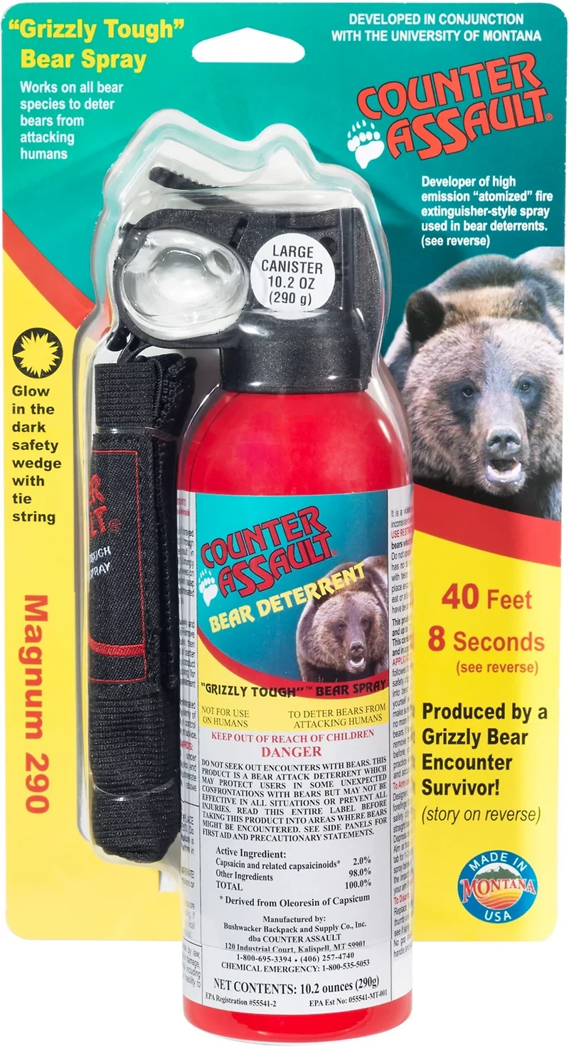 Counter Assault 40 ft 10 oz Bear Pepper Spray