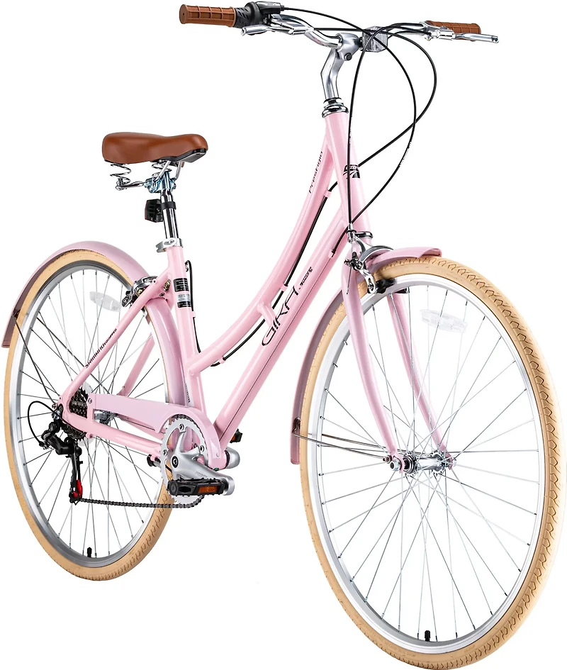 Ozone 500 Women's Gira Prestigio Elite City Hybrid 700c Comfort Bike