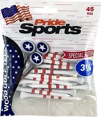 Pride Stars and Stripes Golf Tees 45-Pack