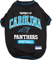 Pets First Carolina Panthers Pet T-shirt