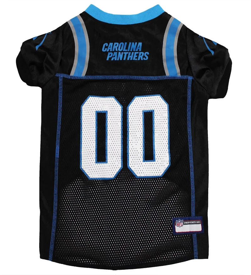 Pets First Carolina Panthers Mesh Dog Jersey